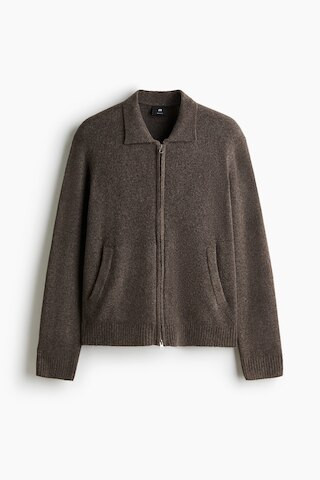 H & M - Cardigan mit Kragen in Regular Fit - Beige - Herren | H&M (DE, AT, CH, NL, FI)
