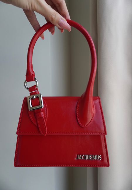 Red Jacquemus bag 

#LTKfindsunder100 #LTKsalealert #LTKfindsunder50