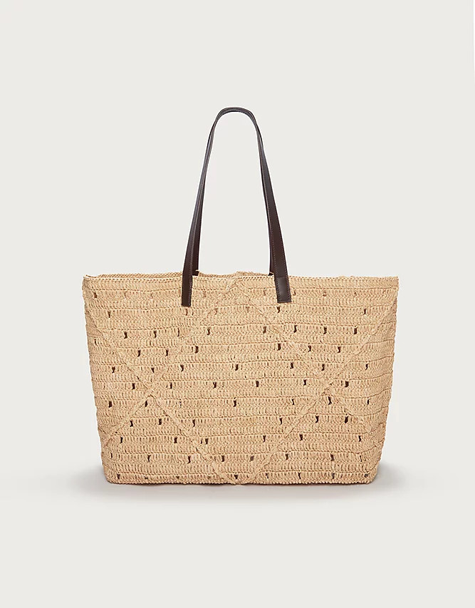 Raffia Tote Bag | Bags & Purses | The White Company ROW | The White Company UK & ROW