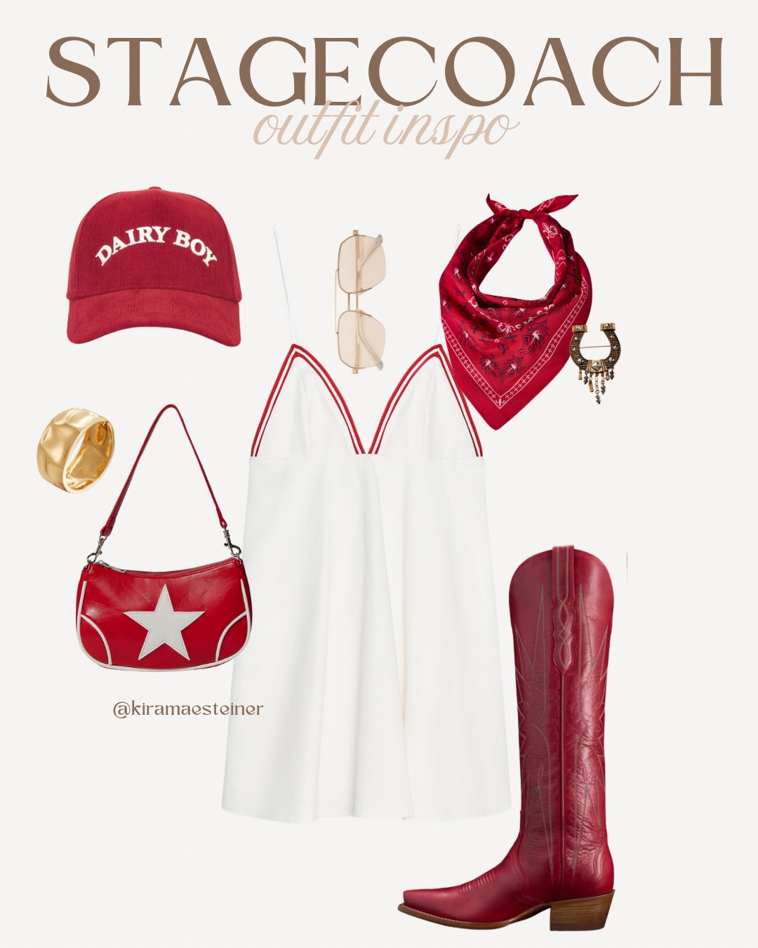 outfit inspo - would be cute for memorial day too!

stagecoach, coachella, festival, cowboy boots, western, country concert outfit 

#LTKFestival #LTKStyleTip #LTKParties