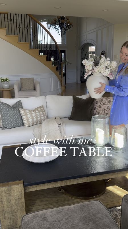 Style my coffee table with me! 