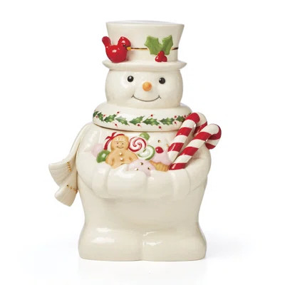 Happy Holly Days Snowman Cookie Jar | Wayfair North America