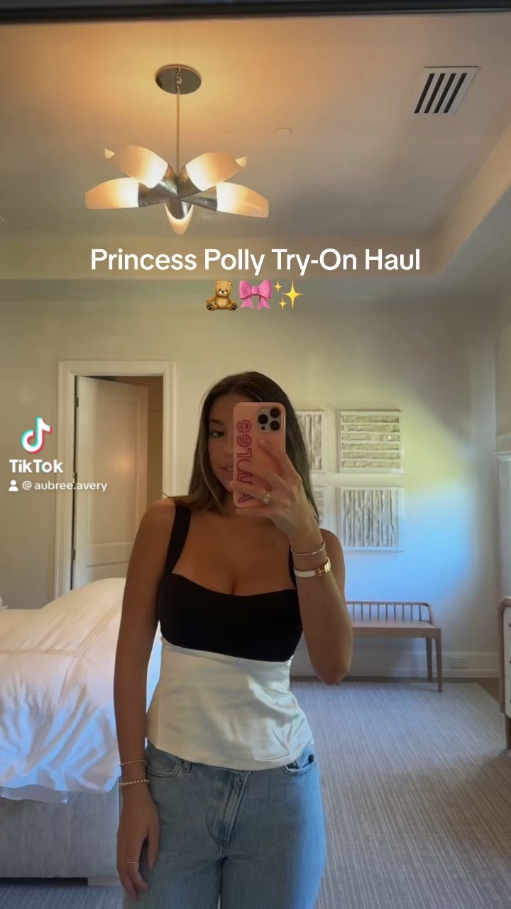 Princess Polly Haul!! Use my code: “AUBREE20” 🎀🩷✨ 
wearing a size 4!

#LTKSeasonal