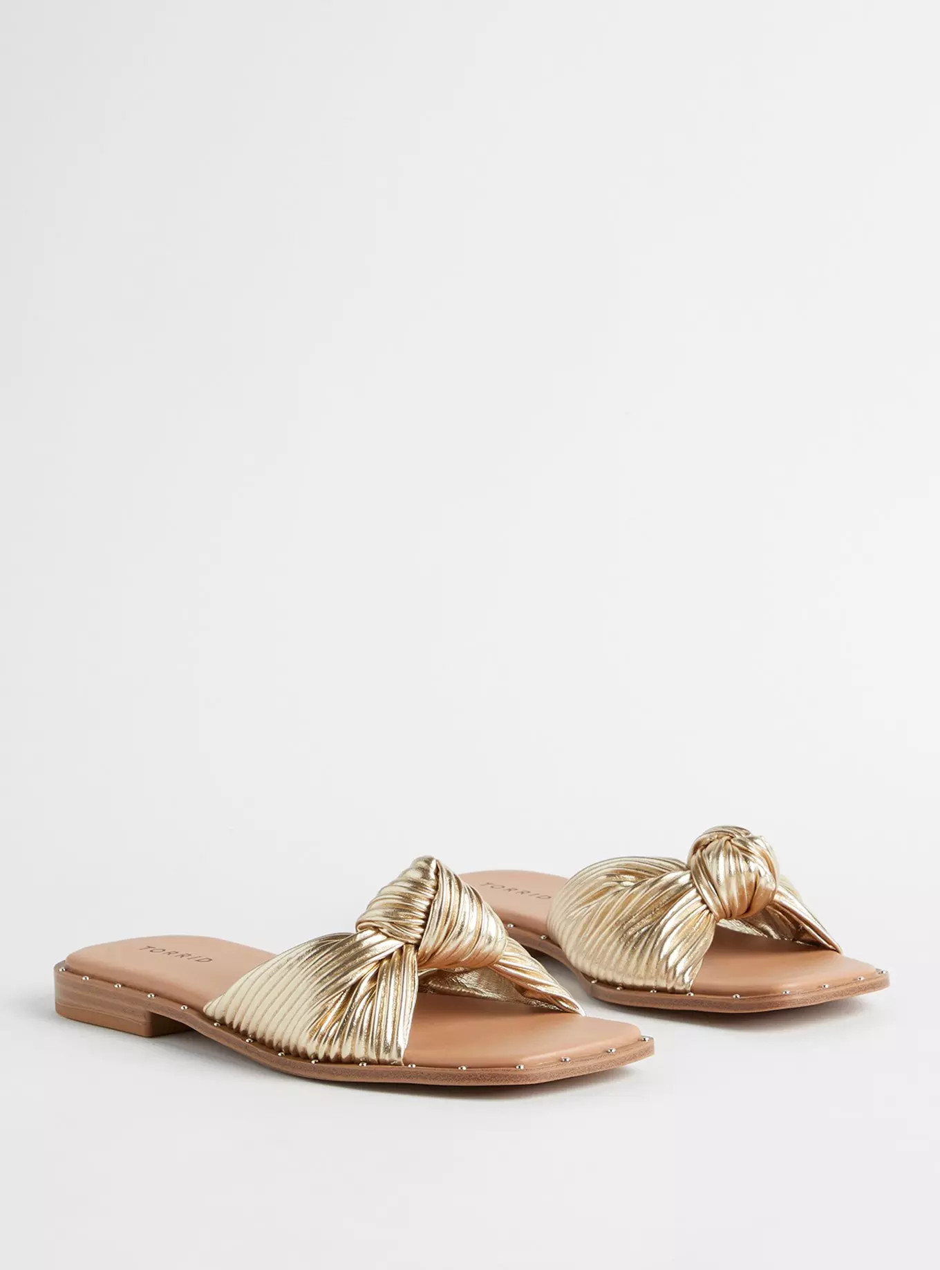 Soft Knot Slide Sandal (WW) | Torrid (US & Canada)