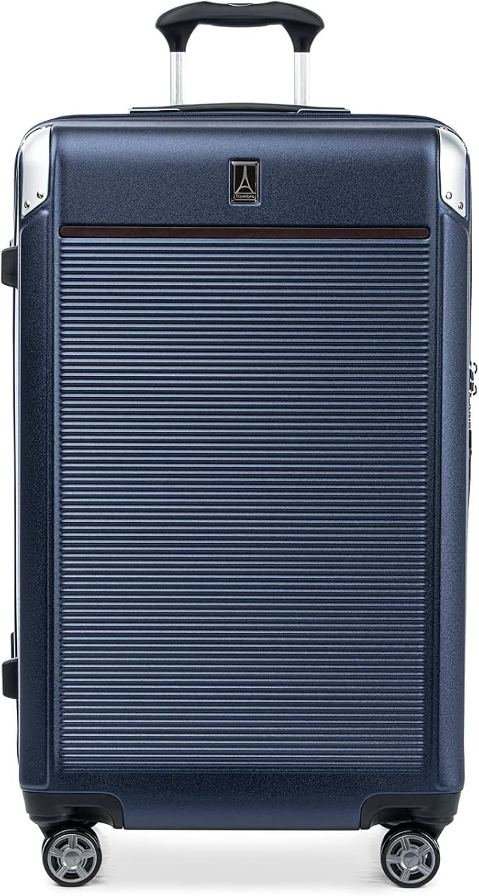 Travelpro Platinum Elite Hardside Expandable Checked Luggage, 8 Wheel Spinner, TSA Lock, Hard She... | Amazon (US)
