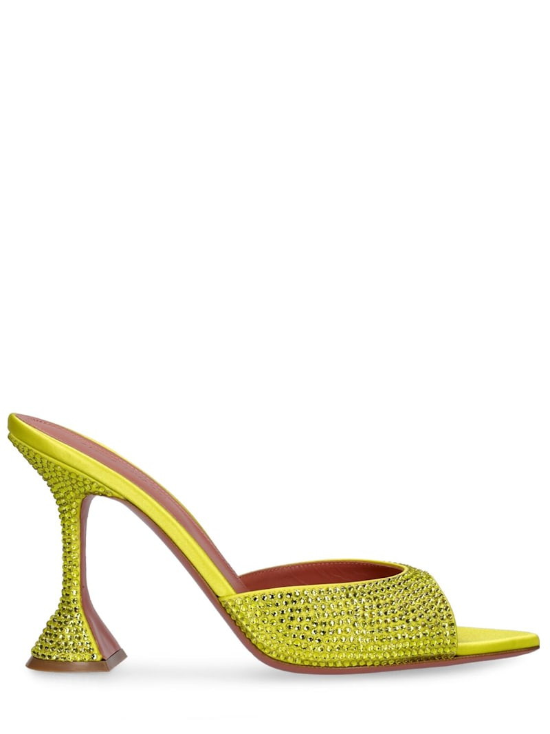 95mm carolin crystal embellished sandals - Amina Muaddi - Women | Luisaviaroma | Luisaviaroma