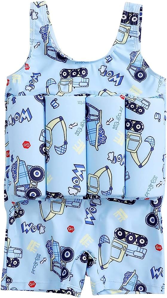 Kids Float Swimsuit Buoyancy Sticks for Baby Boys Girls One Piece Floating Swim Vest Training Aid... | Amazon (US)