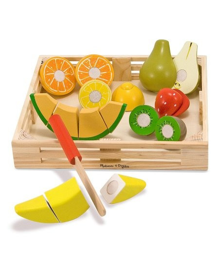 Melissa & Doug Cutting Toy Fruit Crate | Zulily