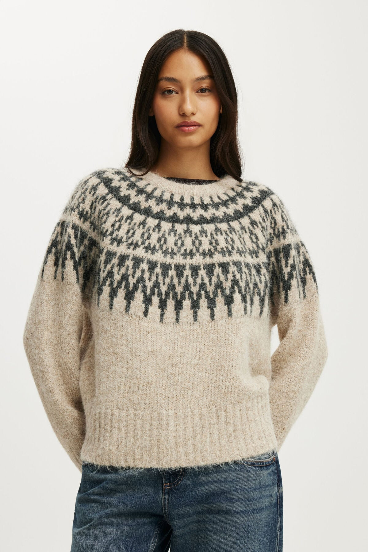 Luxe Crew Neck Sweater | Cotton On (US)