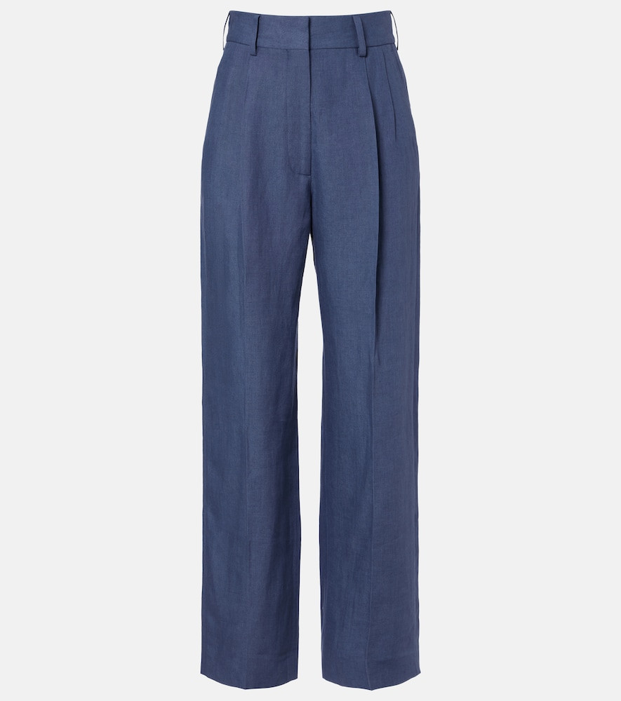 Blazé Milano Fox linen straight pants | Mytheresa (US/CA)