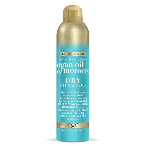 OGX Refresh Revitalize Extra Strength Dry Shampoo, Argan Oil of Morocco, 5 Ounce | Amazon (US)