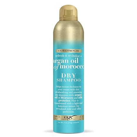OGX Refresh Revitalize Extra Strength Dry Shampoo, Argan Oil of Morocco, 5 Ounce | Amazon (US)