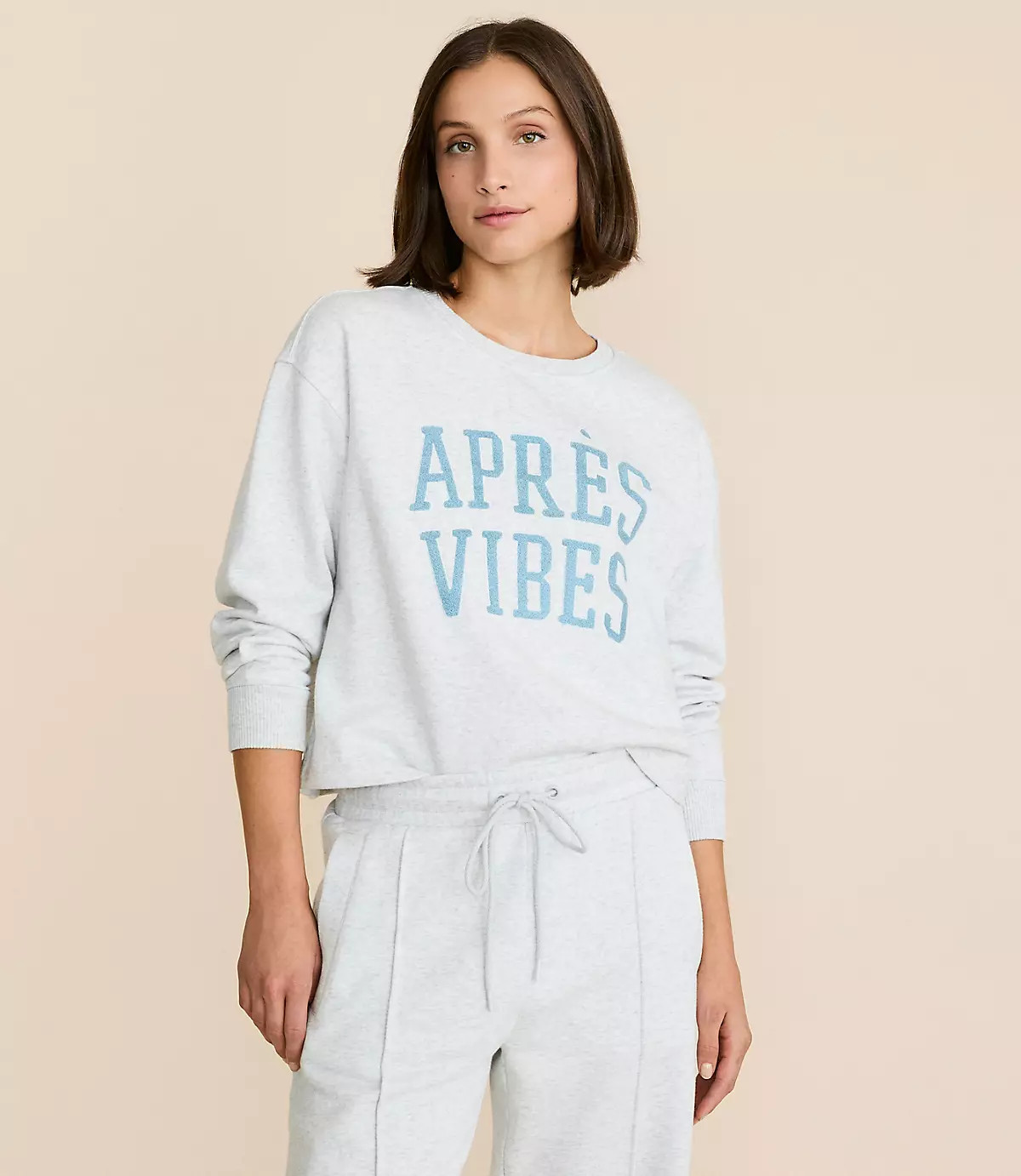 Lou & Grey Apres Vibes Elite Fleece Dolman Sweatshirt | LOFT