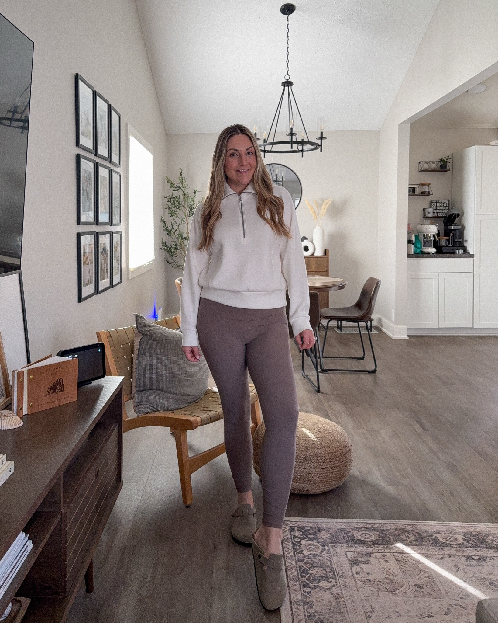 Spanx's new OnForm collection is so so good!!  So soft and light compression making it the perfect fabric for lounging, running errands and low intensity workouts. Definitely new fave leggings!  

#LTKActive #LTKFitness #LTKStyleTip