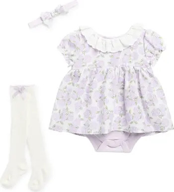 Nicole Miller Floral Dress, Headband & Socks Set | Nordstromrack | Nordstrom Rack