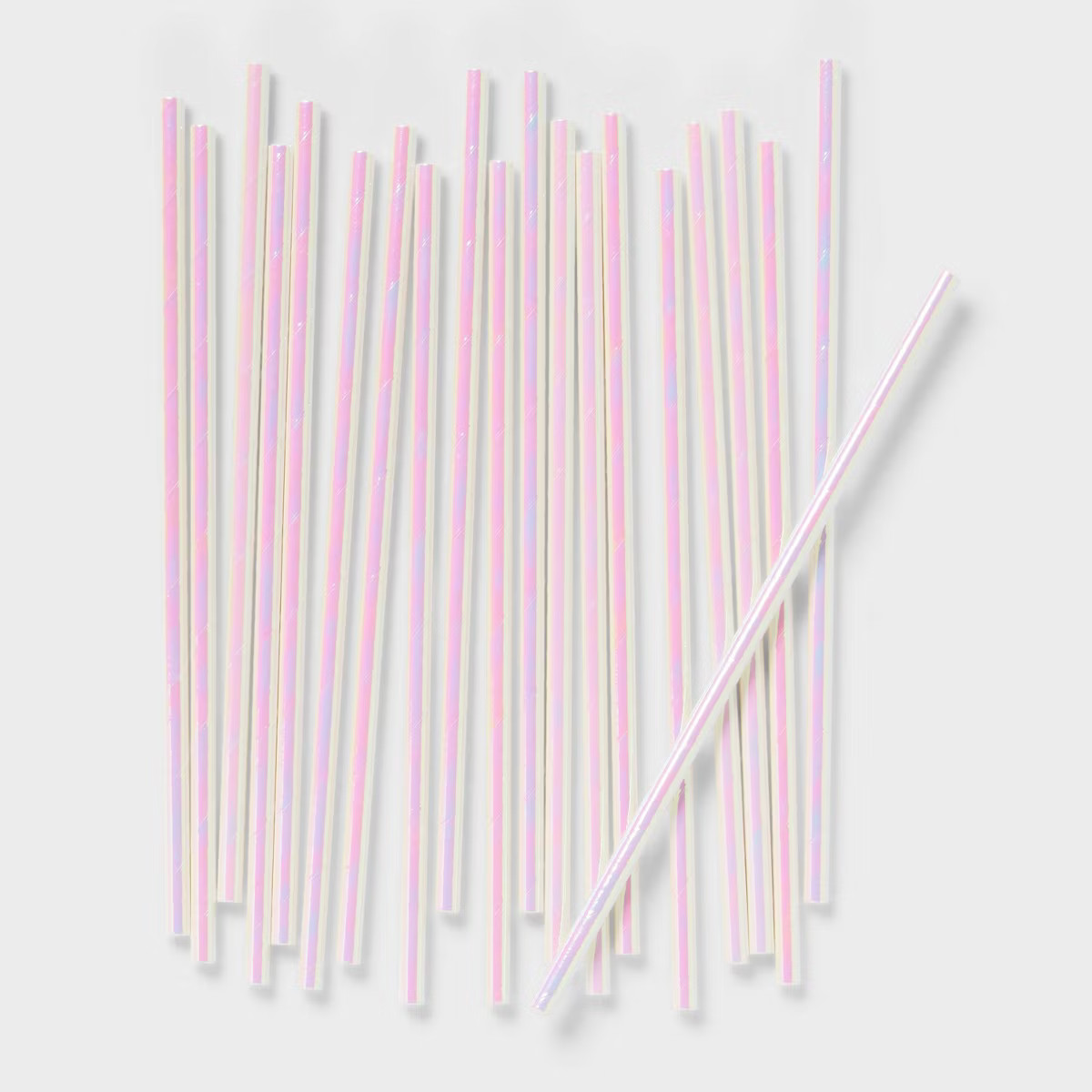 20ct Iridescent Paper Straws - Spritz™ | Target
