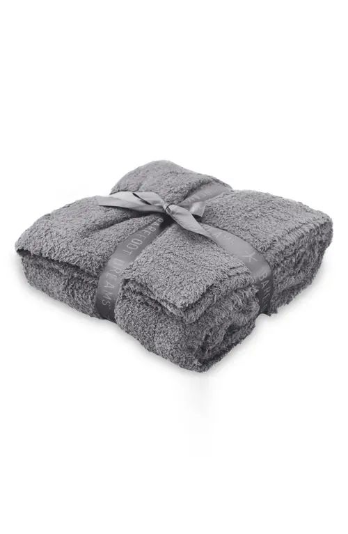 barefoot dreams CozyChic™ Throw Blanket in Dove at Nordstrom | Nordstrom