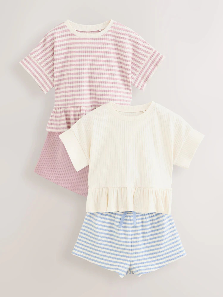 Pink T-Shirt & Short 2 Pack Set (3mths-7yrs) | Next US