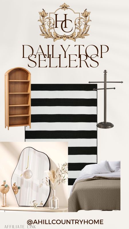 Daily top sellers! 

Follow me @ahillcountryhome for daily shopping trips and styling tips!

Seasonal, Home, Summer, Decor,Outdoor, Bookshelf, Rug, Blanket, Mirror

#LTKhome #LTKSeasonal #LTKU
