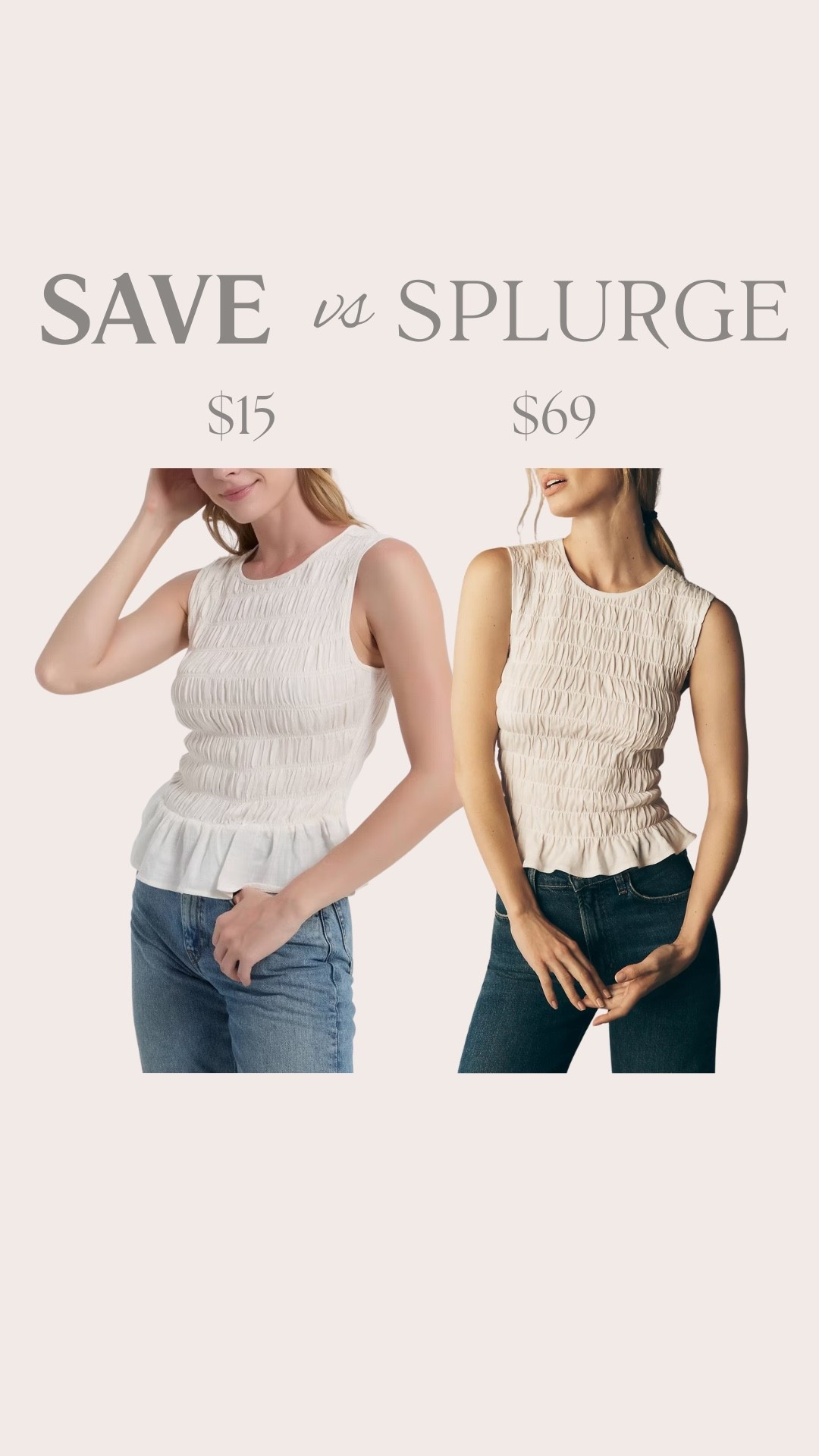 Save vs splurge

#LTKdayinmylife #LTKmomlife #LTKootd