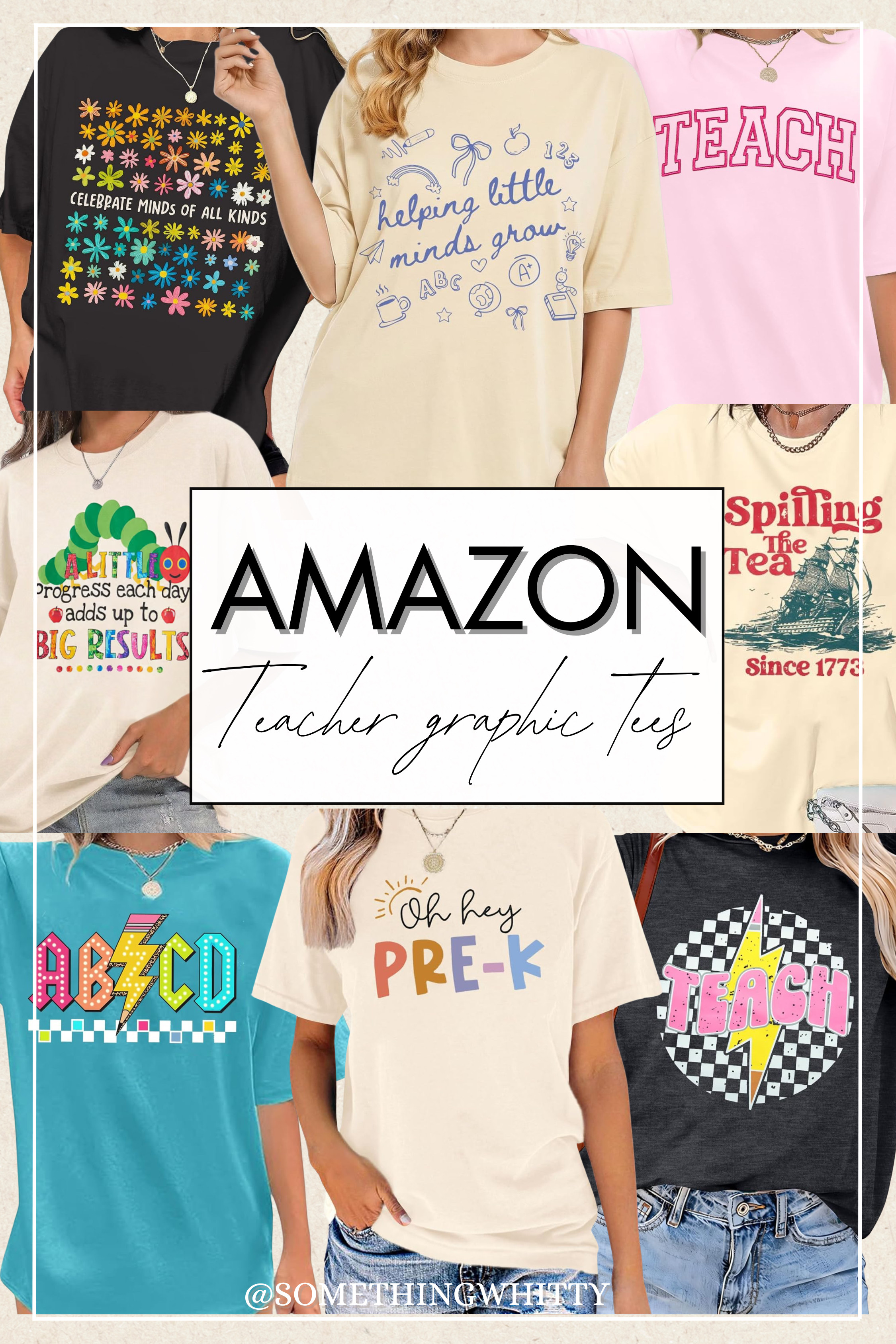 Stylish teacher tees for the new school year! Perfect for back-to-school vibes. #teacherstyle #schoolseason #amazonfinds #fashion #somethingwhitty

#LTKootd #LTKSeasonal #LTKWorkwear