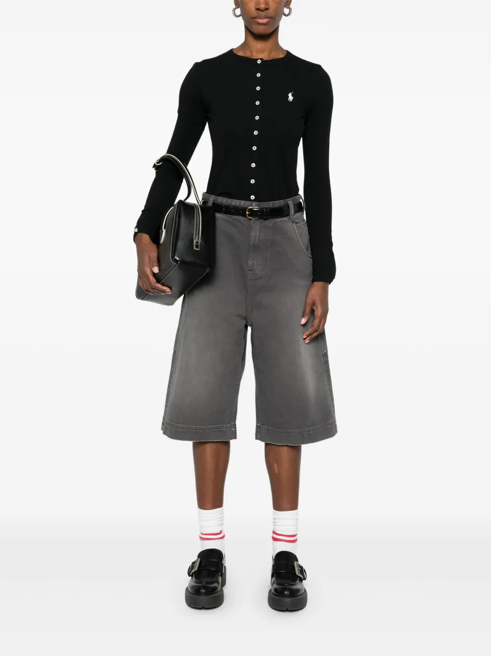 Polo Pony-embroidered shirt | Farfetch Global