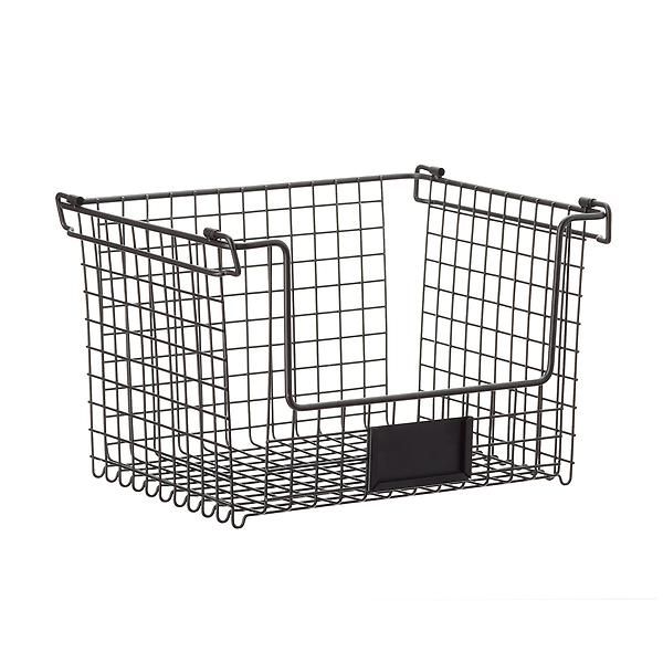 iDesign Stackable Basket | The Container Store