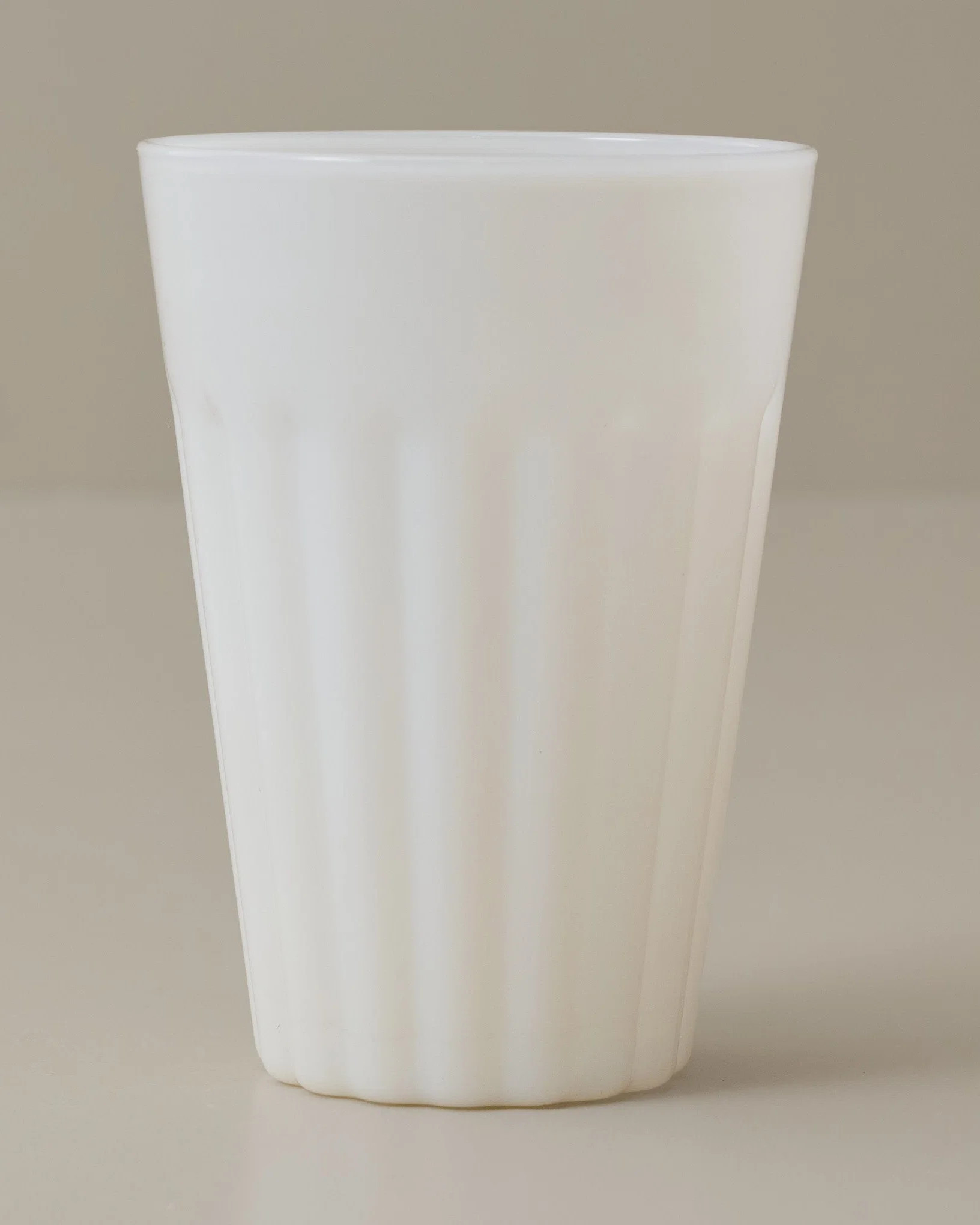 White Milk Glass Tumbler | Magnolia