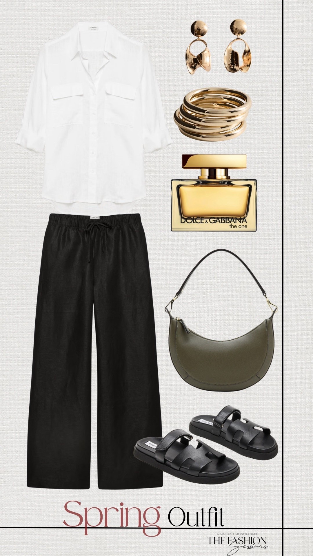 Spring Outfit | White Button Down | Linen Pants | Shoulder Bag | 

#LTKgrwm #LTKootd
