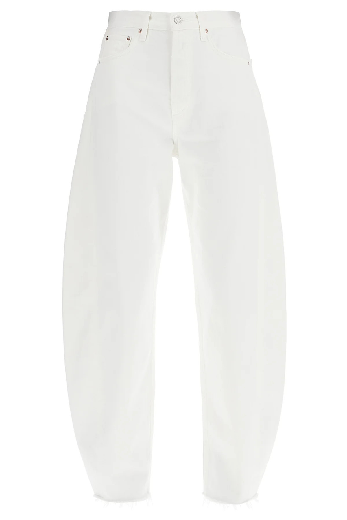 Agolde Women's Luna Barrel Jeans Collection in White | Size 29 | A90391183 | LOZURI
