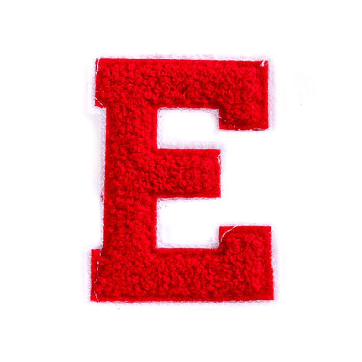 3" Chenille Varsity Letter Patches — Red | Becco Bags