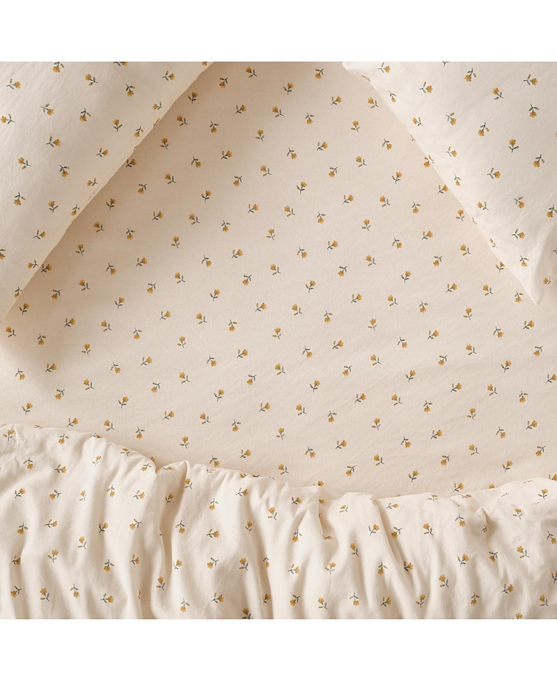 Piglet in Bed Posy Bud Linen Blend Fitted Sheet, Queen | Bloomingdale's (US)