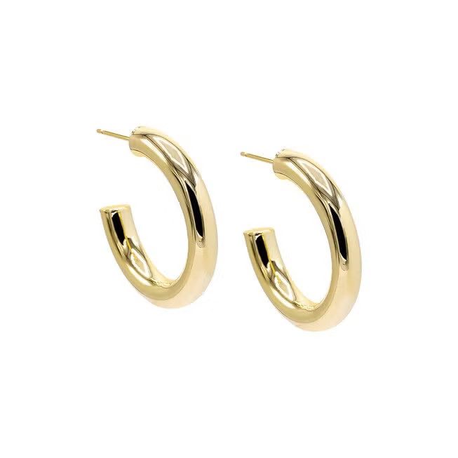 Chunky Hollow Hoop Earring | Eloquii