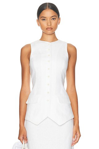 Linen Button Tunic | FWRD 