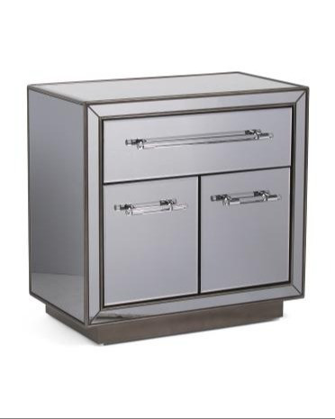 BASSETT MIRROR30x17x29 Trevor Mirrored Chairside Chest 

#LTKHome #LTKU