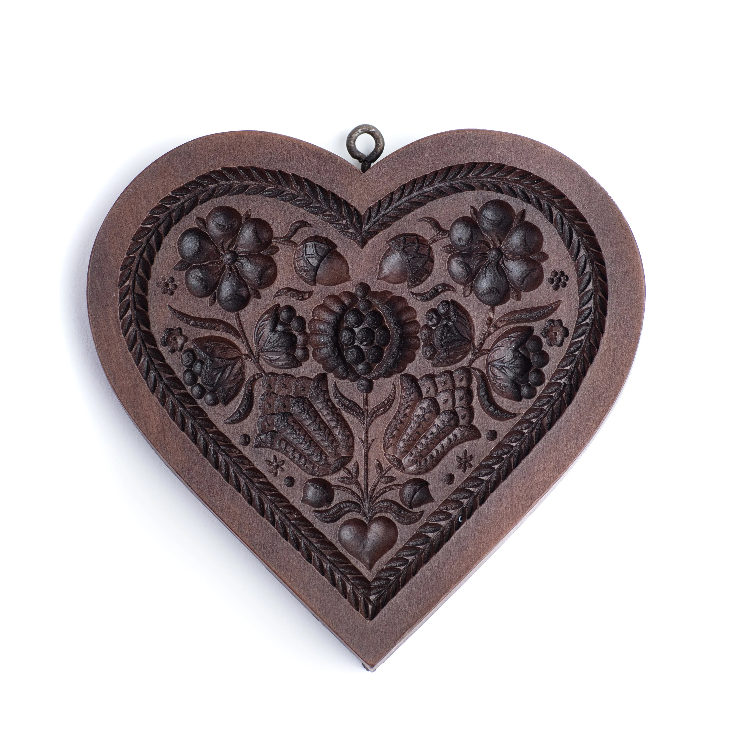Pomegranate Heart Springerle Cookie Mold | Martha