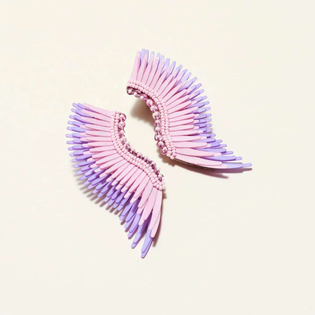 Midi Madeline Earrings Lavender | Mignonne Gavigan