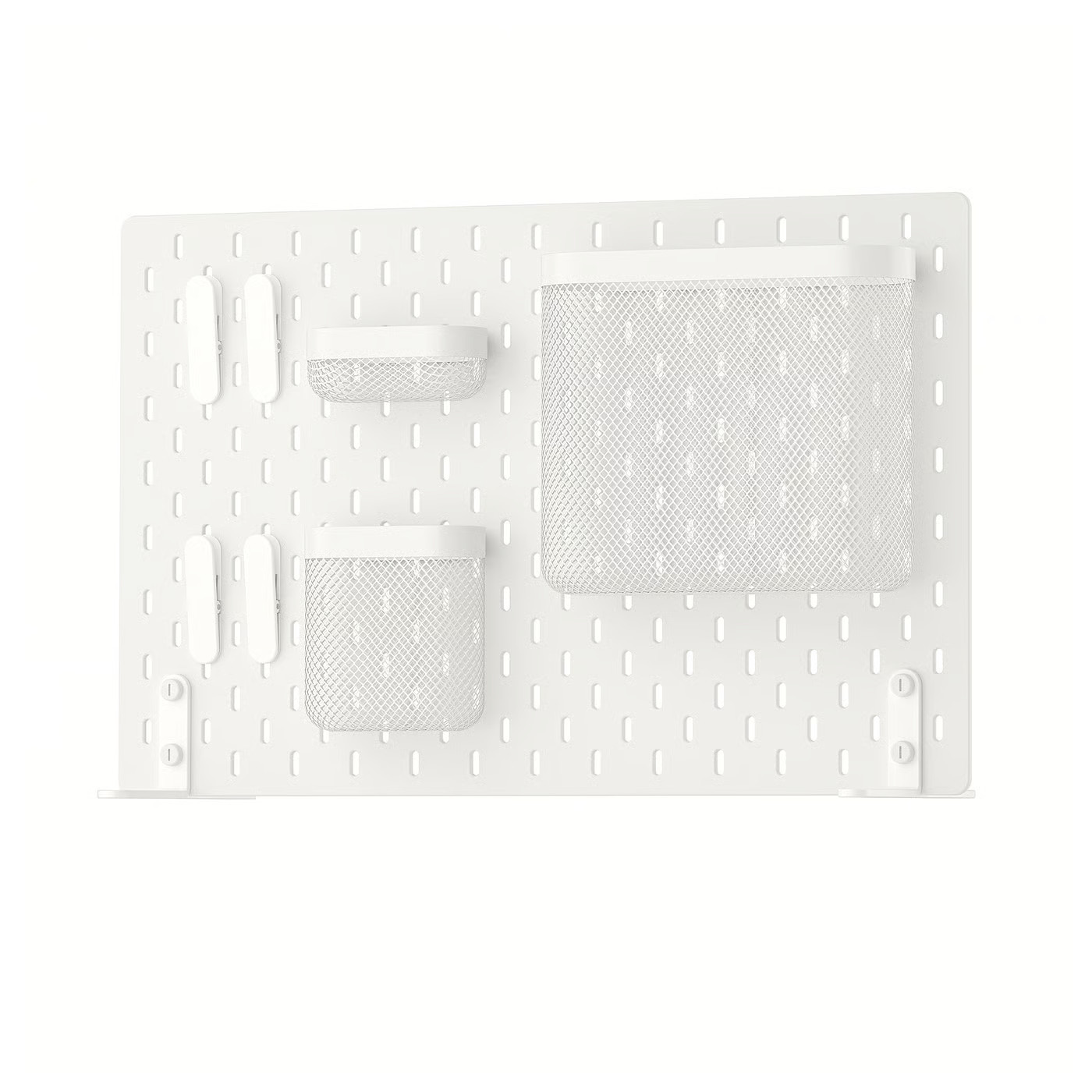 IKEA SKÅDIS pegboard combination, white, 22x14 ½ | IKEA US