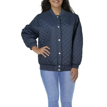 Levi's Womens Plus Faux Fur Lined Quilted Bomber Jacket | Walmart (US)