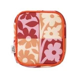 Papier To Go Zip Around Fabric Tech Pouch Organizer Tablet Case, Cabana Floral Patch, Yellow | Walmart (US)