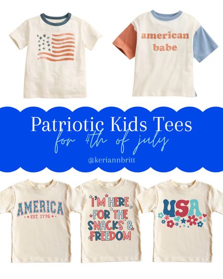 Patriotic Kids Tees 

4th of July / kids graphic t-shirt / Americana / Etsy / Kohl’s / Lauren Conrad

#LTKbaby #LTKSeasonal #LTKkids