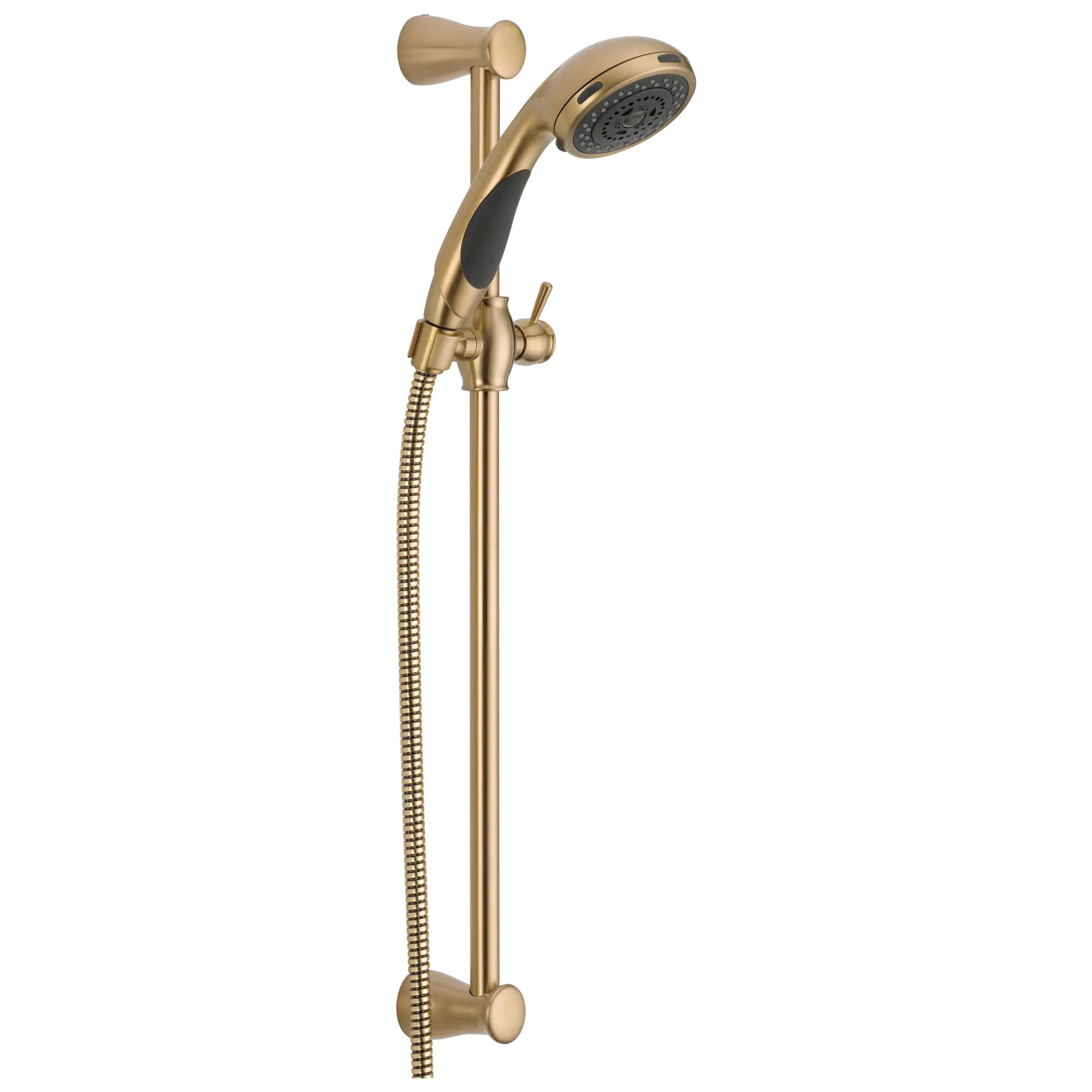 Delta 3.0 -Spray Champagne Bronze 4.7200-in Round Handheld Shower Head 2.5 GPM | 57014-CZ | Lowe's