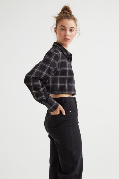 Cotton Crop Shirt | H&M (US + CA)