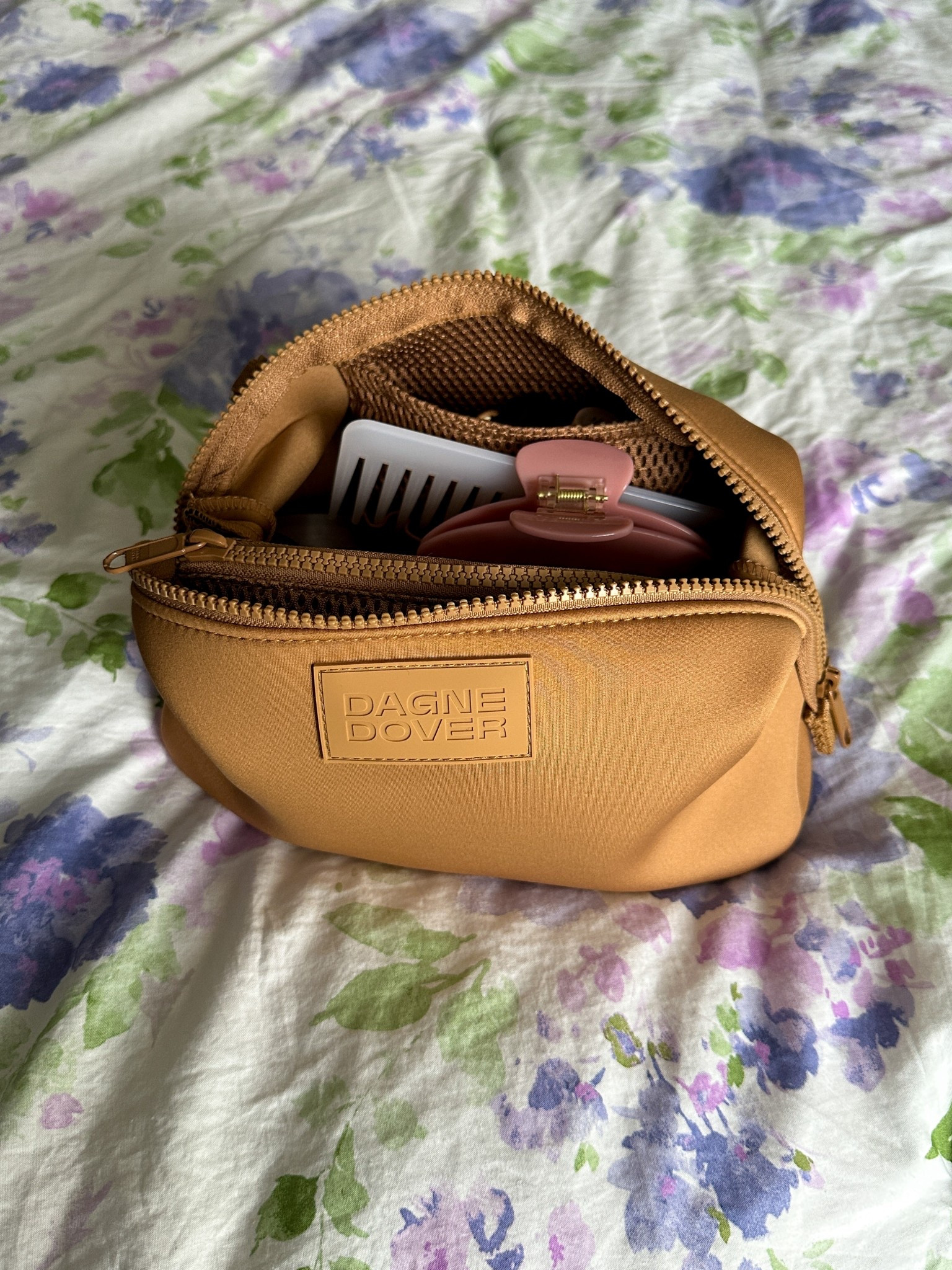 Last-minute travel find you’ll actually use? This functional and chic toiletry bag is still 30% off—but the sale ends tonight! This is the Large size in Camel, and it fits so much thanks to its removable interior pouches, elastic loops, and extra roomy design. Whether you're packing skincare, hair tools, or everyday beauty must-haves, this is a travel MVP. It also comes in a smaller size if you're a light packer! Travel essentials, packing tips, travel beauty bag, organized travel

#LTKTravel #LTKBeauty #LTKItBag