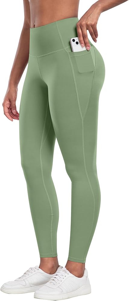 CHRLEISURE Leggings with Pockets for Women - Tummy Control High Waisted Soft Workout Yoga Pants | Amazon (US)