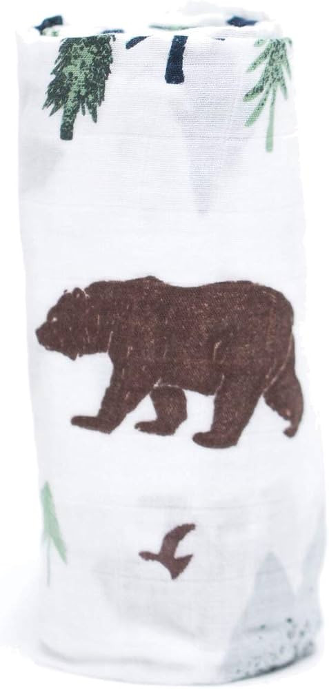 SARANONI Swaddle Blanket Luxury Decorative Baby Muslin Swaddle Blankets (Yosemite) | Amazon (US)