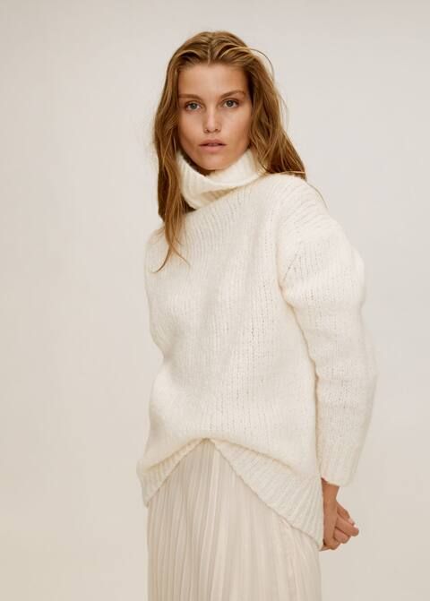Turtleneck wool sweater | MANGO (US)