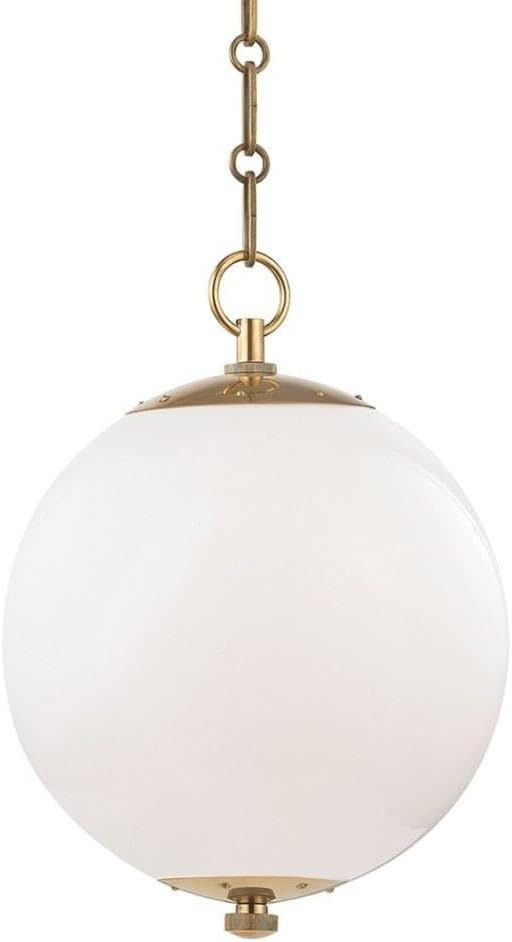 Hudson Valley Lighting MDS700-AGB Sphere No.1-1 Light Pendant - 11.25 Inches Wide by 15.25 Inches... | Amazon (US)