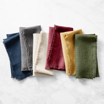 Fringed Napkins, Set of 4 | Williams-Sonoma
