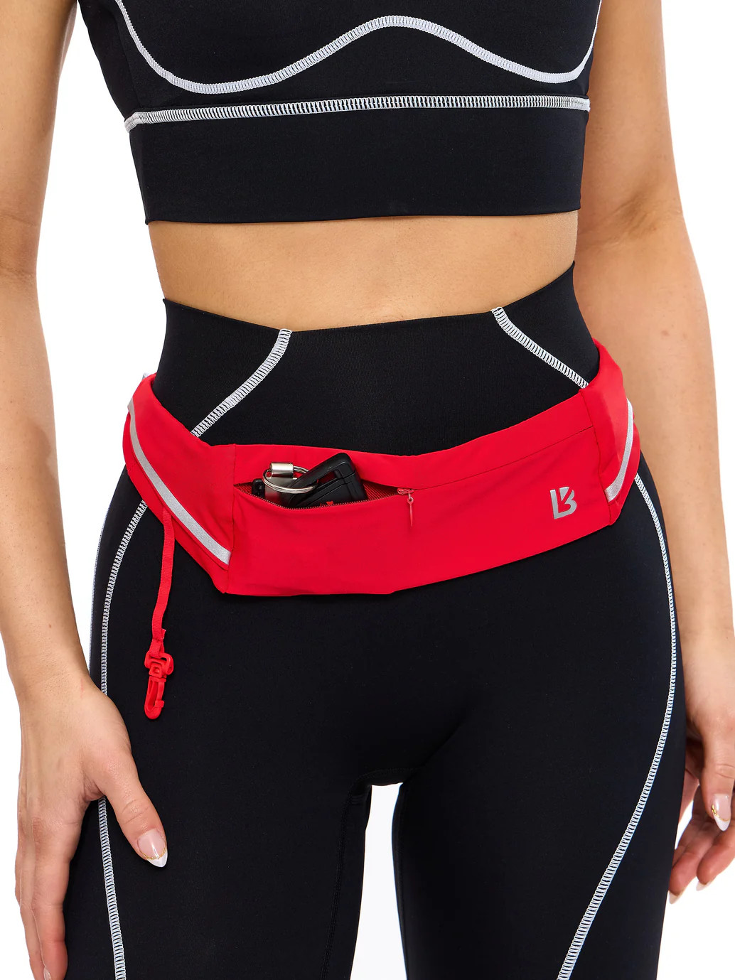 Story Running Belt - Onyx Black | Buffbunny Collection